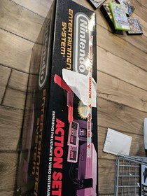 Nintendo Entertainment System Action Set w/ Orange Zapper, 1987, CIB Tested