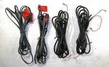 4 Scalextric Power Boost Cables for Classic  Sport Slot Car Track, Untested