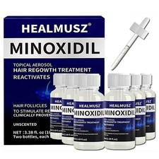 6 Pack Minoxidil 5 Extra Strength Men Hair Regrowth Treatment 6 Month Supply