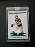 Aaron Rodgers 2021 Panini Flawless Football #13 Emerald Gem 4/5 Color Match GB
