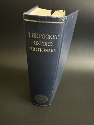 The Pocket Oxford Dictionary of current English 6th Edition Fowler Clarendon