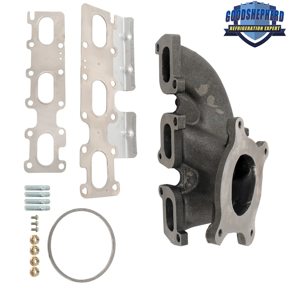 Colector de escape izquierdo con kit de junta para Lincoln MKX 2007-2010 base 3,5 L 674-646 Foto 2 de 4