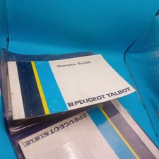 PEUGEOT 309 And TALBOT OWNER'S HANDBOOK