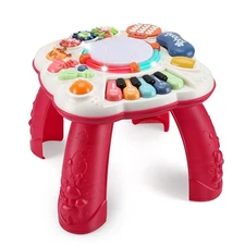 Baby Toys 6 to 12-18 Months, Musical Activity Table for 1 Year Old Boys Girls...