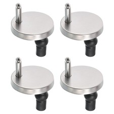 4Pcs Toilet Seat Hinge Fixing Top Fix Nut Screw Hole Fitting with 55mm Base