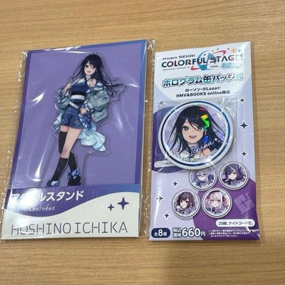 Project Sekai Hoshino Ichika Acrylic Stand & Badge Set  Lawson Collab,