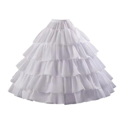 Langes Brautkleid mit Petticoat Korb für Abend-, Ball- oder Ballkleid