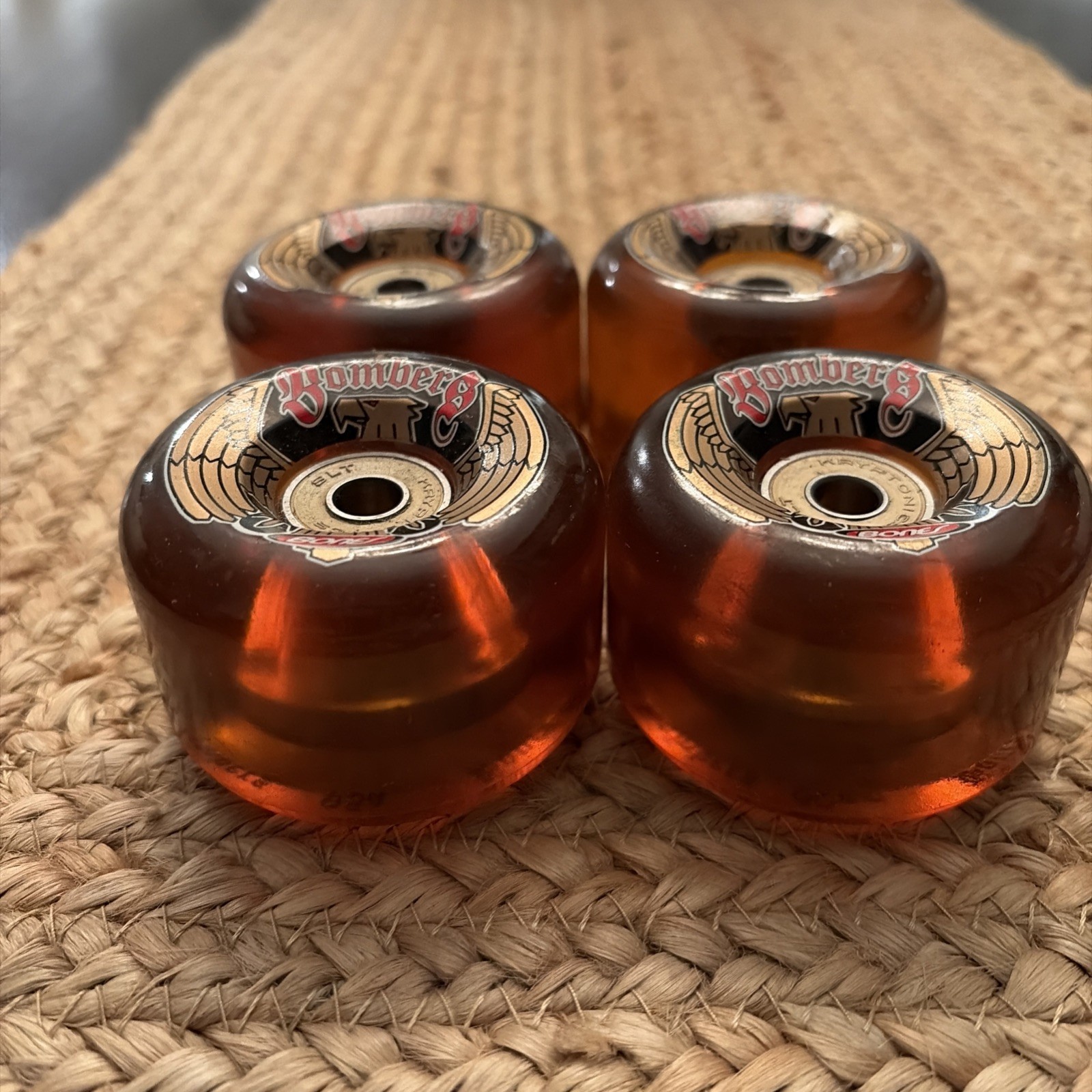 Wheels 60mm 95a Rare! +bearings
