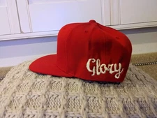 Vintage Stock Chief Keef Glo Gang Glory Boys Red Hat Sosa  Brand New Snap Back