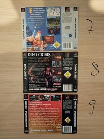 SONY PLAYSTATION 1 PS1 PSONE FRONT & BACK COVER PAL