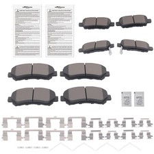 8pcs Frontrear Ceramic Brake Pads Kit For Nissan Juke Nismo Rs 2014-2017 D90 8pcs Frontrear Ceramic Brake Pads Kit For Nissan Juke Nismo Rs 2014-2017 D90