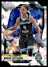 Moriah Jefferson Cracked Ice #131 2024-25 Panini Prizm WNBA Chicago Sky