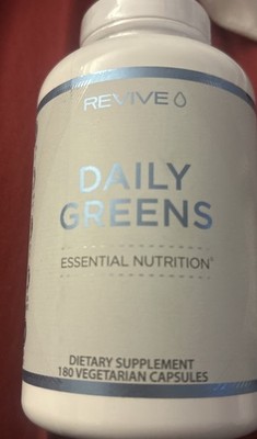 Revive MD - Daily Greens - 180 Capsules Exp 10/2026 Supplements New Sealed