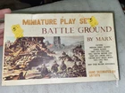 Vintage Marx Miniature Battleground Playset Empty Box