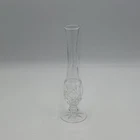 9 1/4" Vintage Waterford Ireland Crystal Hand Cut Bud Vase Footed TALL Irish
