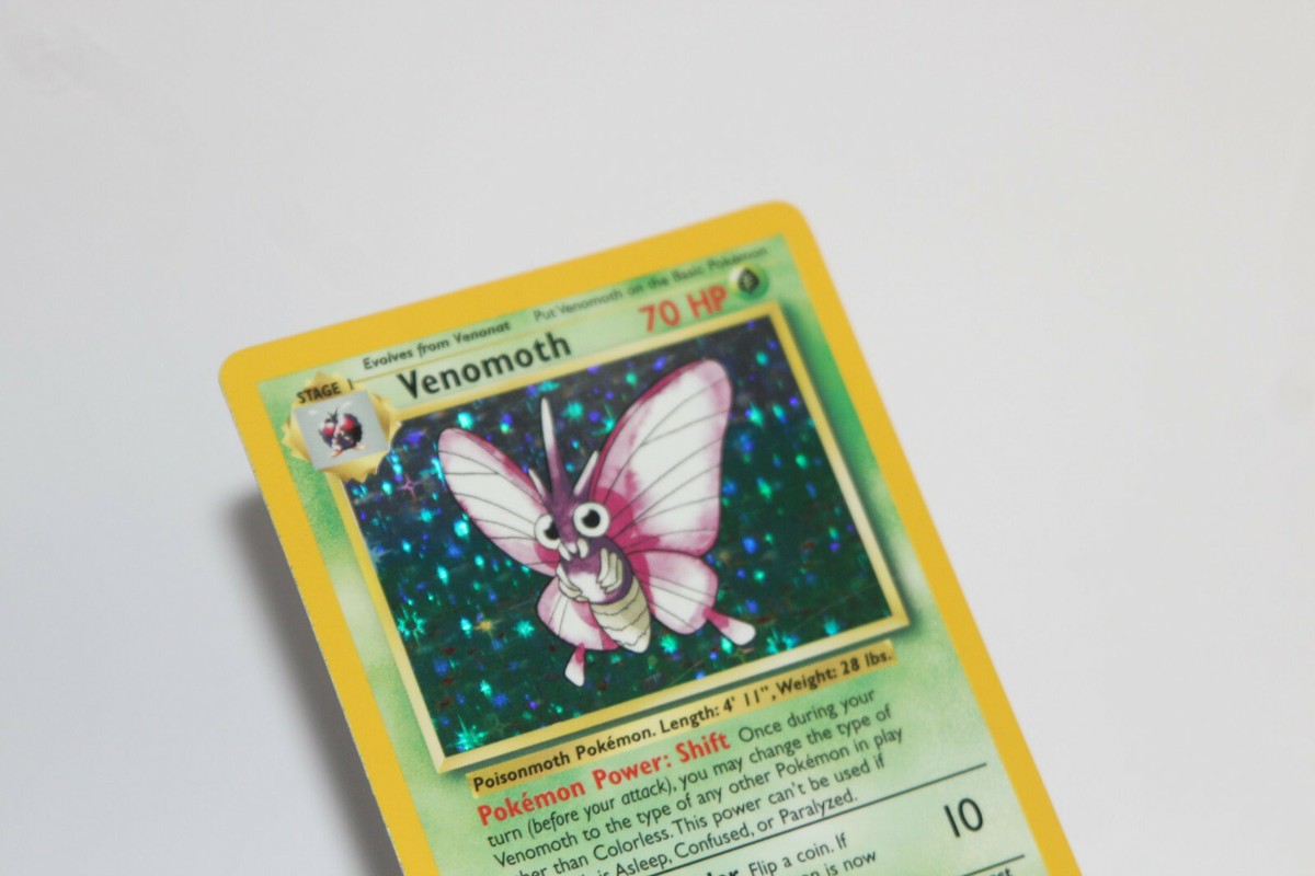 Pokemon: Venomoth Error Missing Symbol Jungle Set Holo 13/64