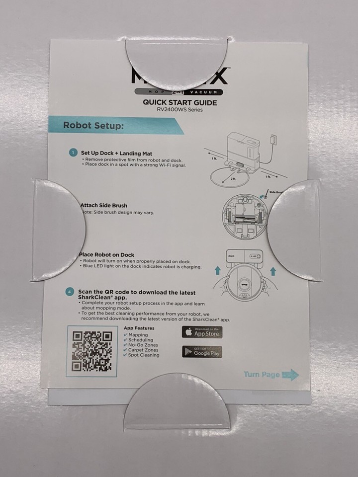 Shark Matrix RV2400WS 2in1 SelfEmpty Robotic Vacuum Mop (GAL139781
