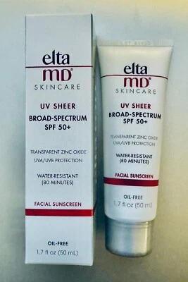 ELTA MD UV Sheer Broad Spectrum SPF 50+ 1.7fl oz/50ml EXP 2026 NIB