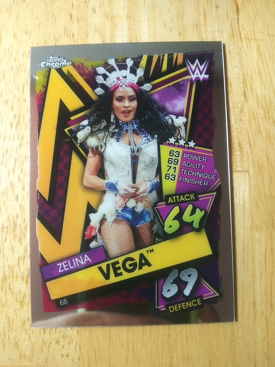 Zelina Vega | 2021 Topps Chrome WWE Slam Attax #68 LWO | eBay