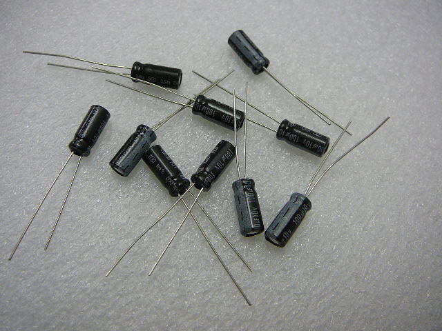 JAMICON CAPACITOR Aluminum Electrolytic Radial 100uF 10V 20