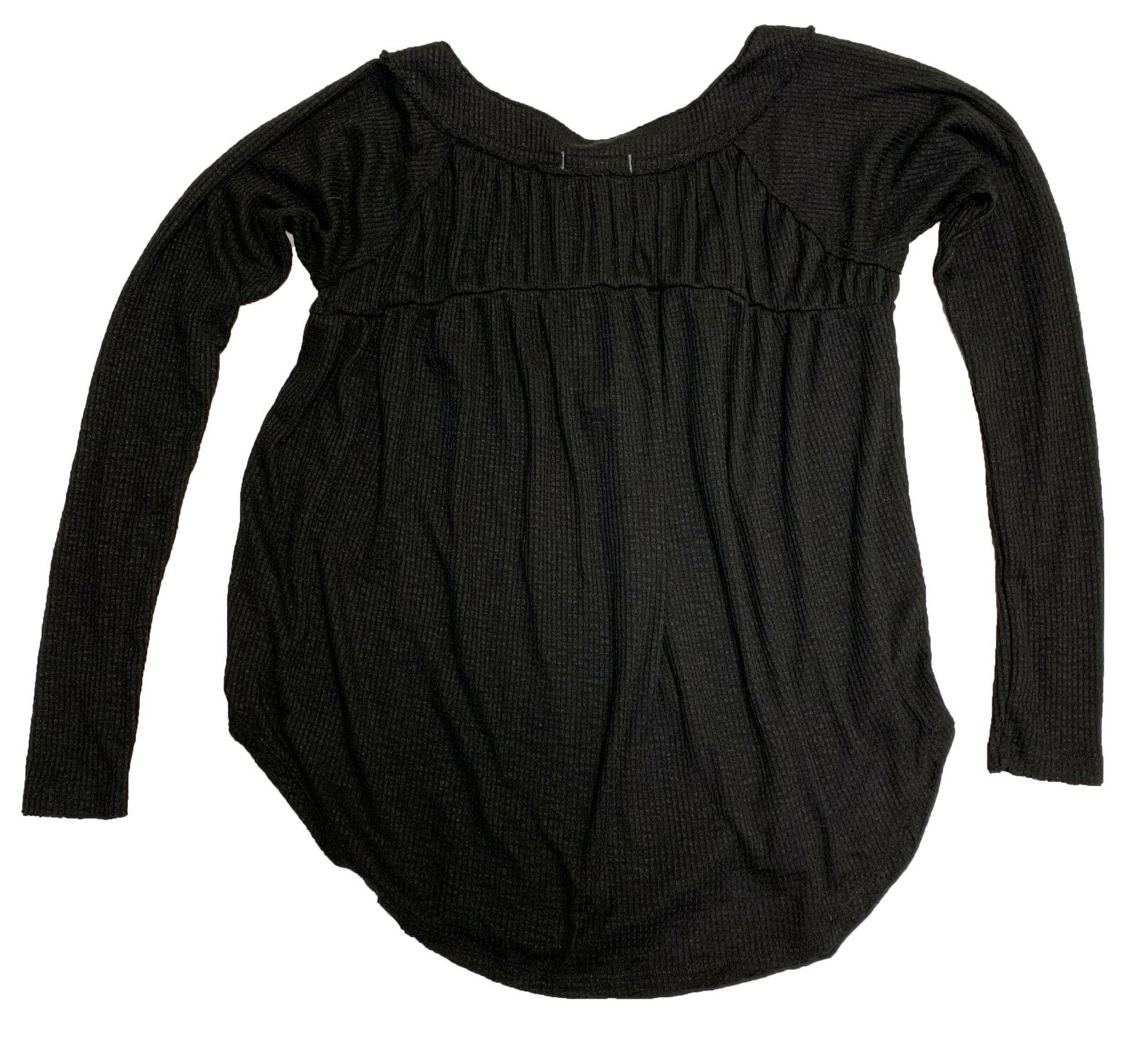 Free People Women's 3 Button Henley L/S Thermal Top Various Colors eBay