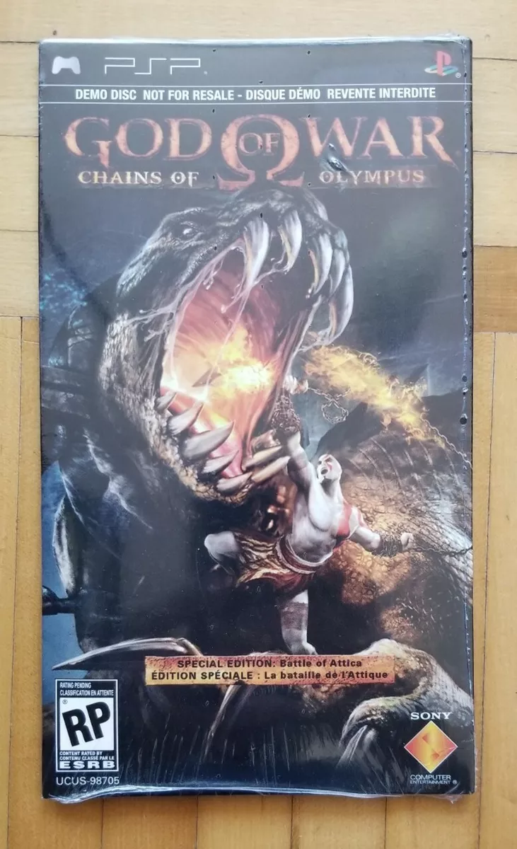 God of War Chains of Olympus demo disc - sealed