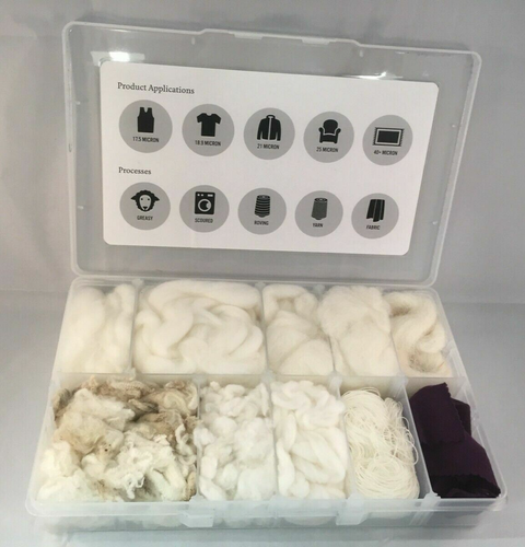 Icebreaker Merino, Merino Wool Unravelled BOX OF SAMPLES From New Zealand - Picture 7 of 10