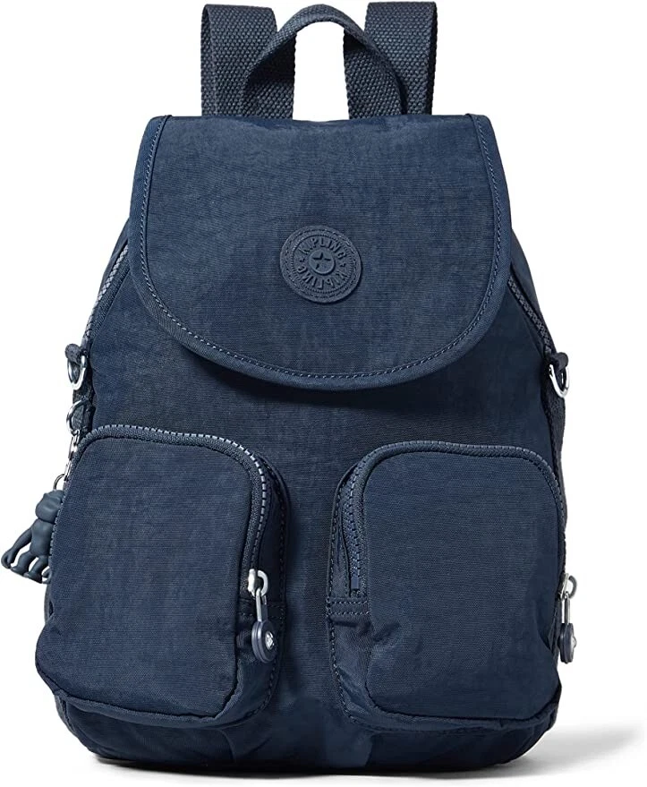 Kipling FIREFLY UP Small Backpack Bag Rucksack Navy Blue Brand New with tag