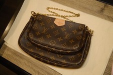Louis Vuitton Multi Pochette Accessoires Crossbody Brown Canvas/Leather