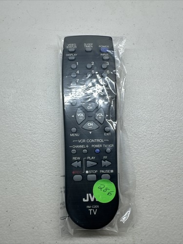 JVC RM-C205 TV Remote Control. Tested And Works. NO BATTERY COVER. - Picture 4 of 5