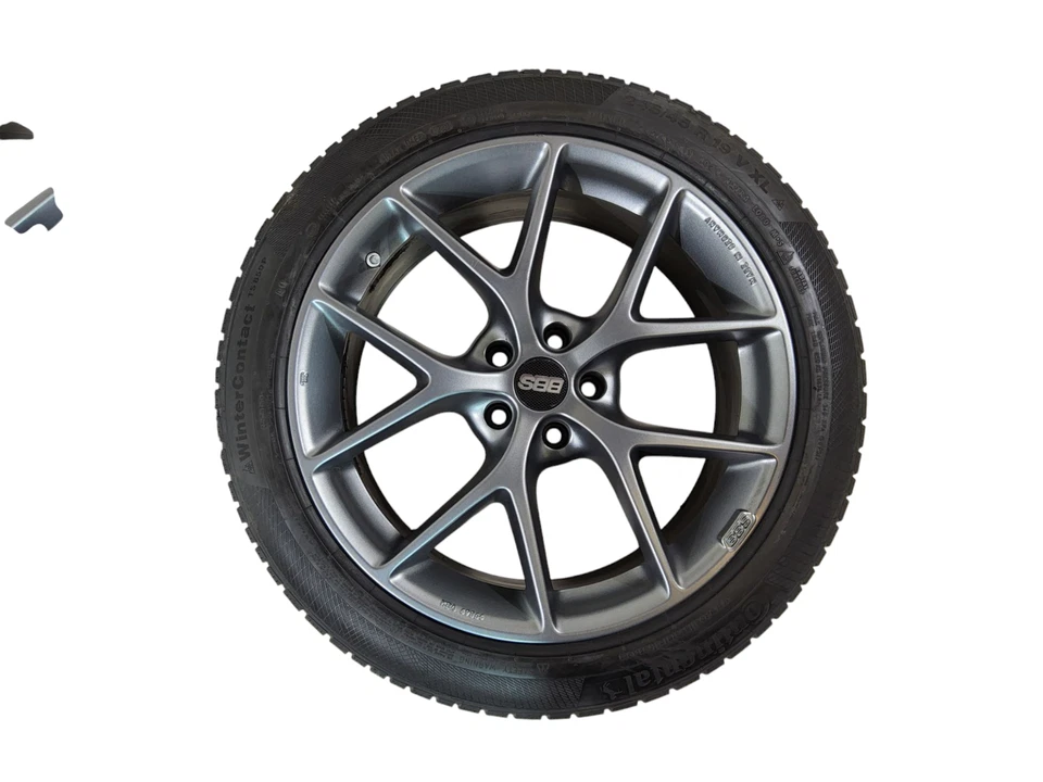 BMW X3 BBS Winter Felgen 245 45 19 Zoll Continental Winterräder Reifen Radsatz - Bild 3 von 4