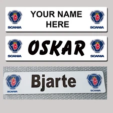 Scania Griffin Lorry Truck Trucker Windscreen SHOW PLATE - MTP Name Plate