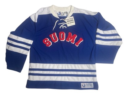 FINLAND Hockey NATIONAL TEAM JERSEY 1965 jersey, new/tag, MEN'S sizes SMALL