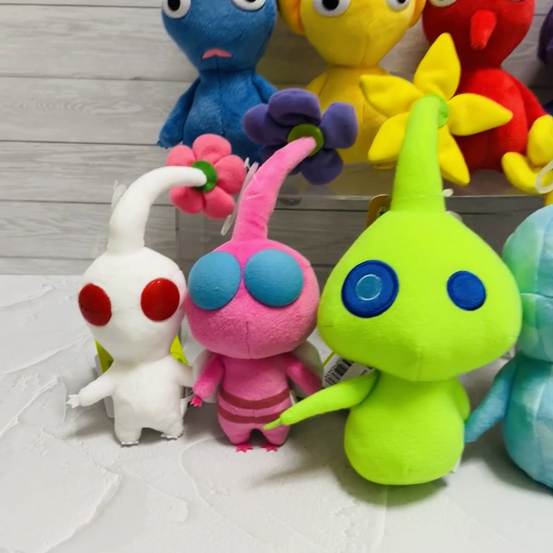 Pikmin Plush Toy Stuffed Doll Set of 9 All Star Collection Sanei