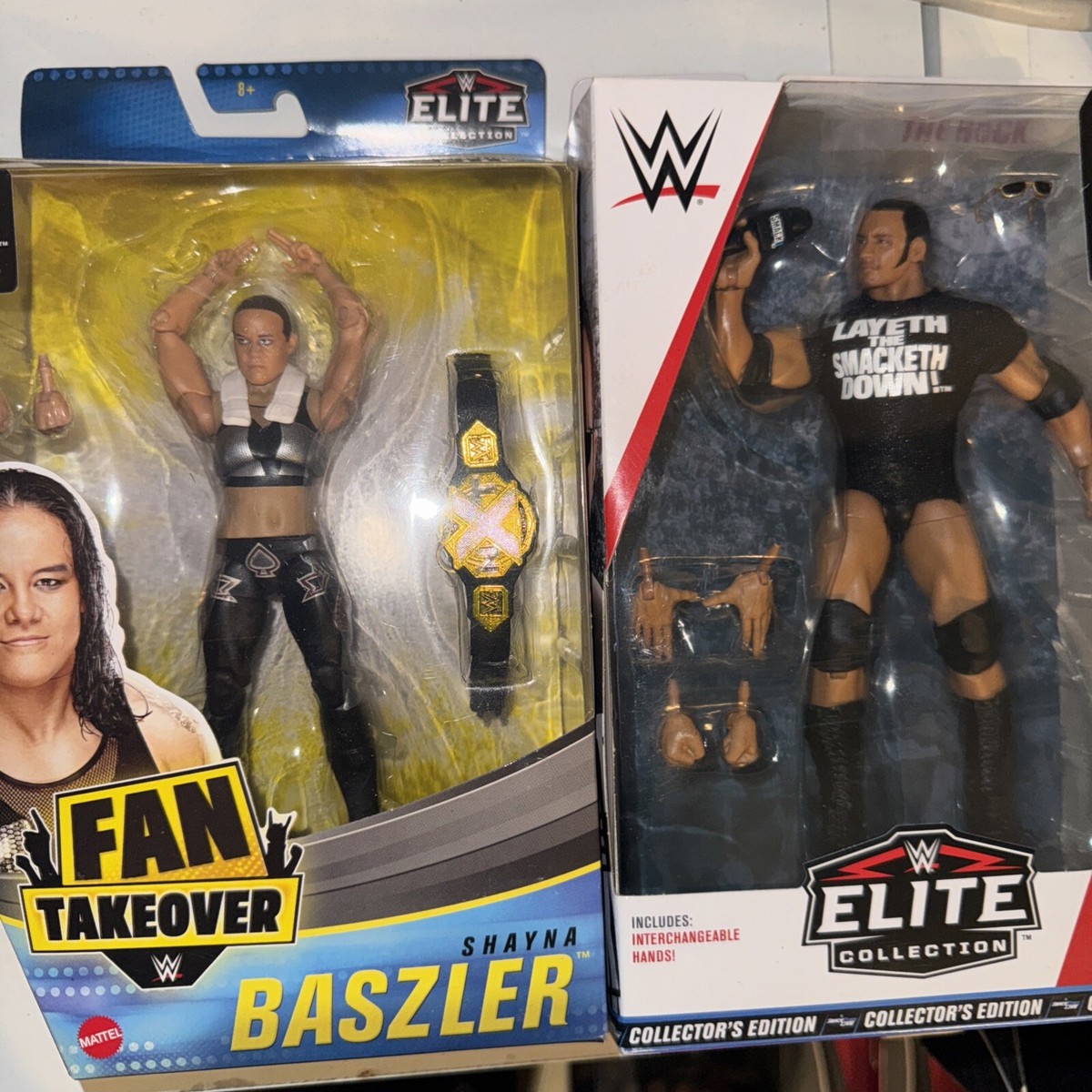 WWE Exclusive Elite 69 Dwayne The Rock Johnson Shayna Baszler True