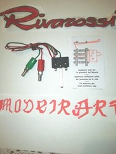 RIVAROSSI-RICAMBIO-4601-PIASTRINA DI ALIMENTAZIONE BINARI CON CAVETTI E SPINE.