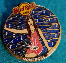 MONTREAL CANADA 2008 LUCY DIAMONDS BRUNETTE CIRCULAR NOTES Hard Rock Cafe PIN LE