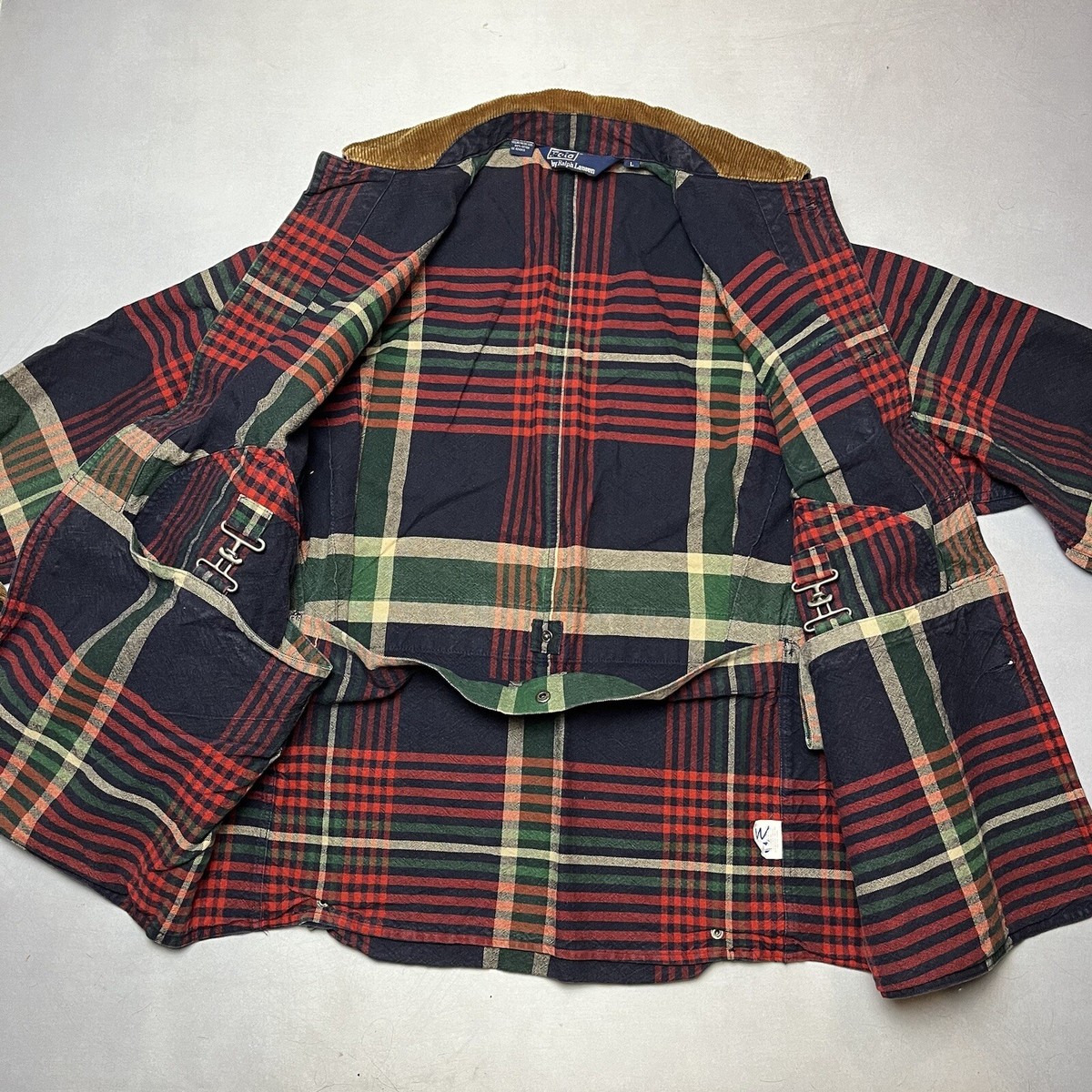 Vintage Polo Ralph Lauren Plaid Chore Hunting Jacket Vintage Polo Ralph Lauren Plaid Chore Hunting Jacket