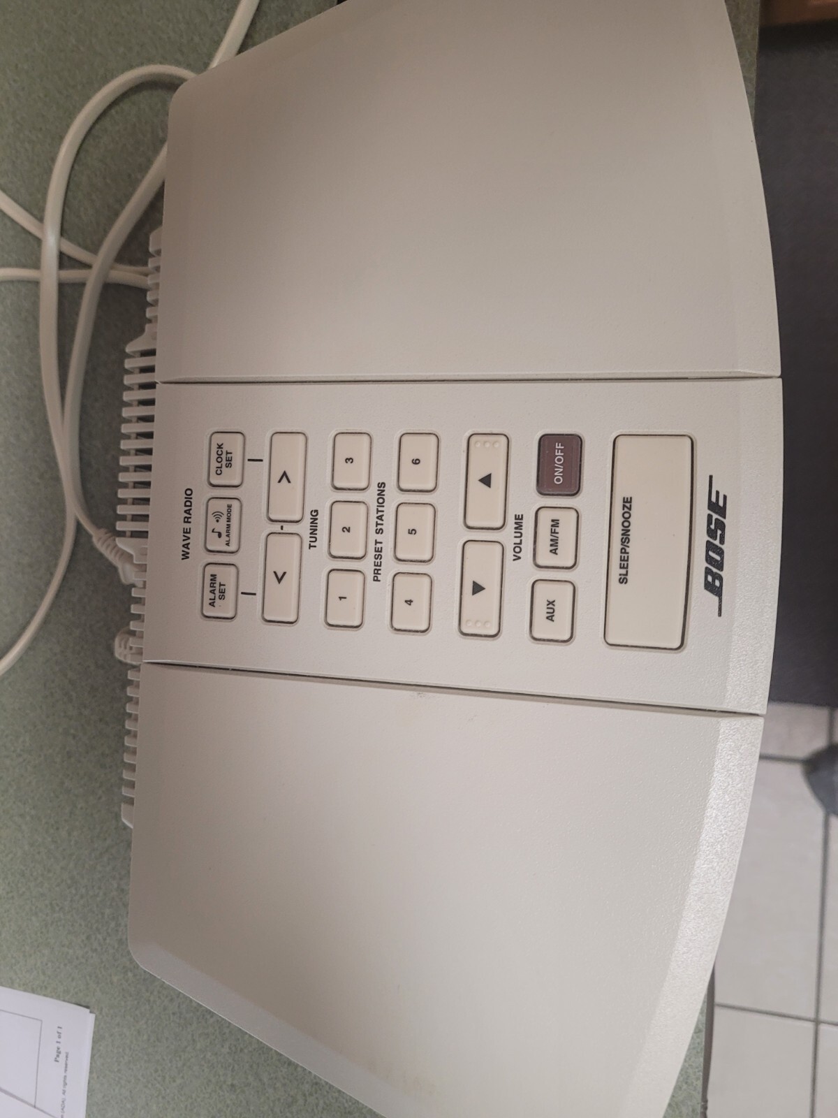 Bose Wave Radio Model AWR113 AM/FM Radio Tested & Works eBay