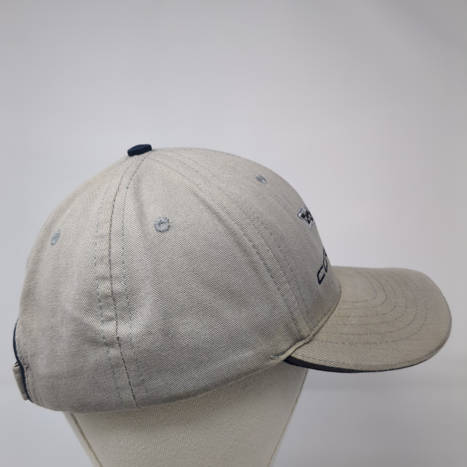 Corvette Slideback Baseball Cap Gray One Size Adj… - image 4