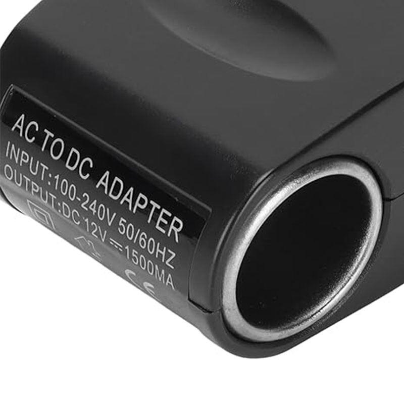 New 110V - 240V AC Plug To 12V DC Car Cigarette Lighter Converter Socket  Adapter