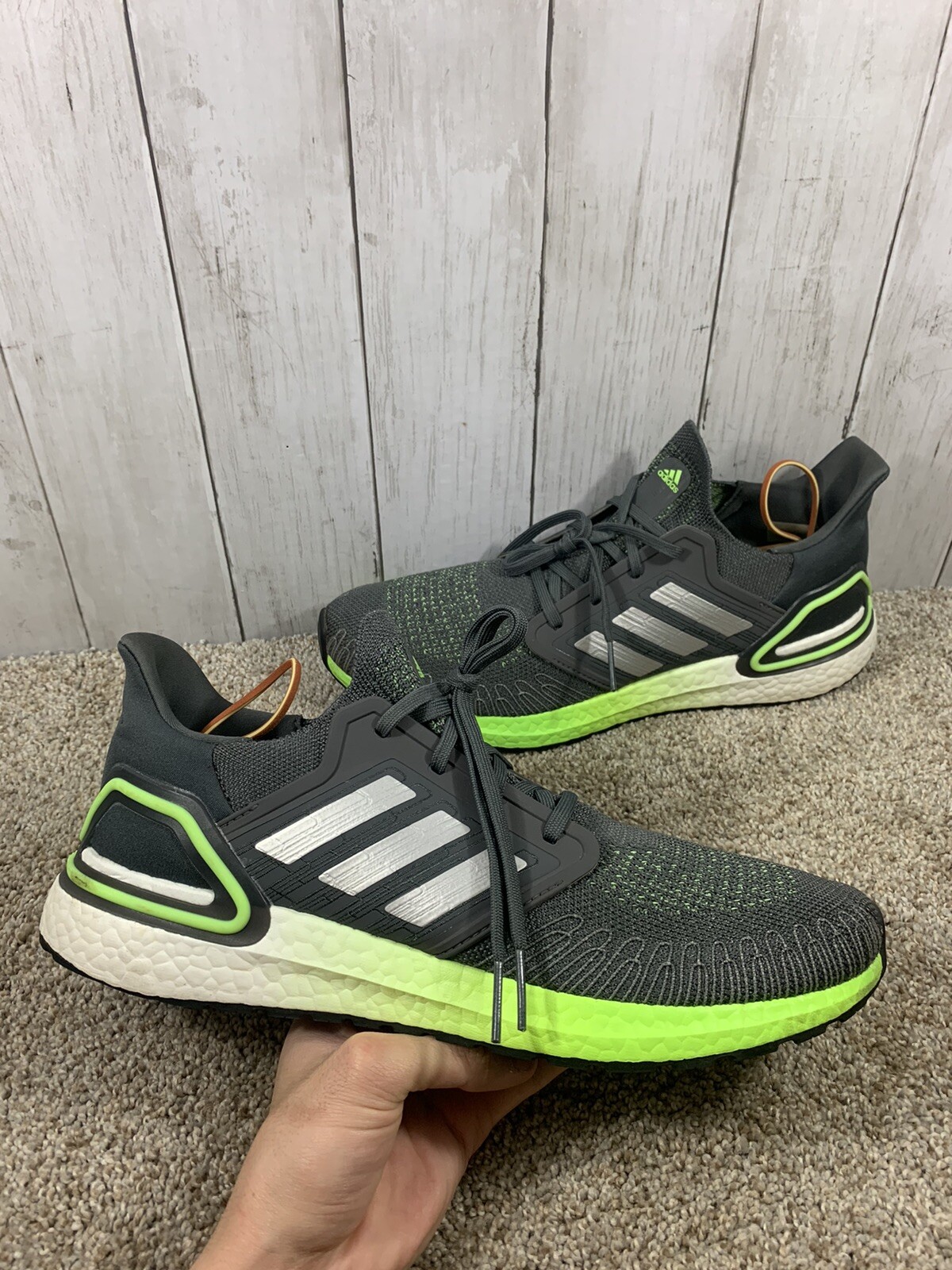 signal green ultraboost 20
