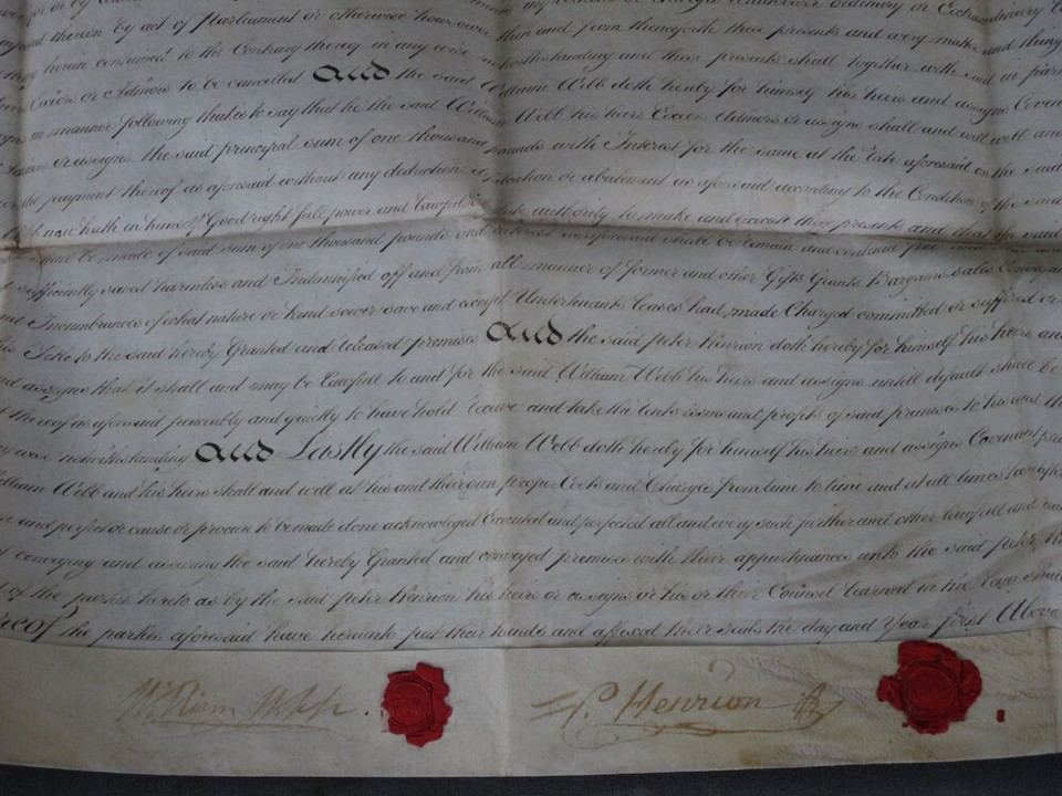 n/a / Vellum indenture mortgage dated 27th November 1809 between