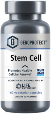 TAKE OFF $14 NOW! TWO PACK SALE Life Extension GeroProtect Stem Cell 60 veg caps