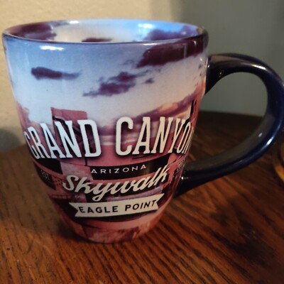 Grand Canyon 2007 Souvenir Skywalk Eagle Point Coffee Mug EUC Ceramic 