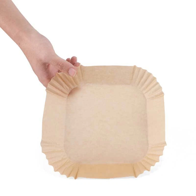 Air Fryer Liners 100/200pcs Disposable Parchment Paper Liner Non Stick Food US Air Fryer Liners 100/200pcs Disposable Parchment Paper Liner Non Stick Food US