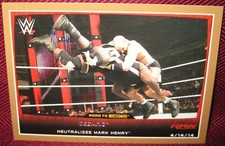 2015 TOPPS WWE ROAD TO WRESTLEMANIA #6 CESARO BRONZE NM-MT+