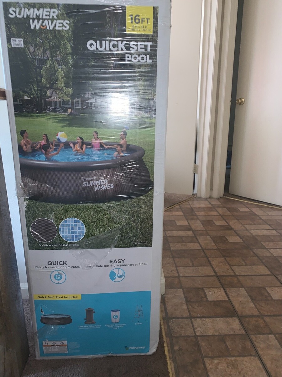 summer waves quick set pool 16 x42