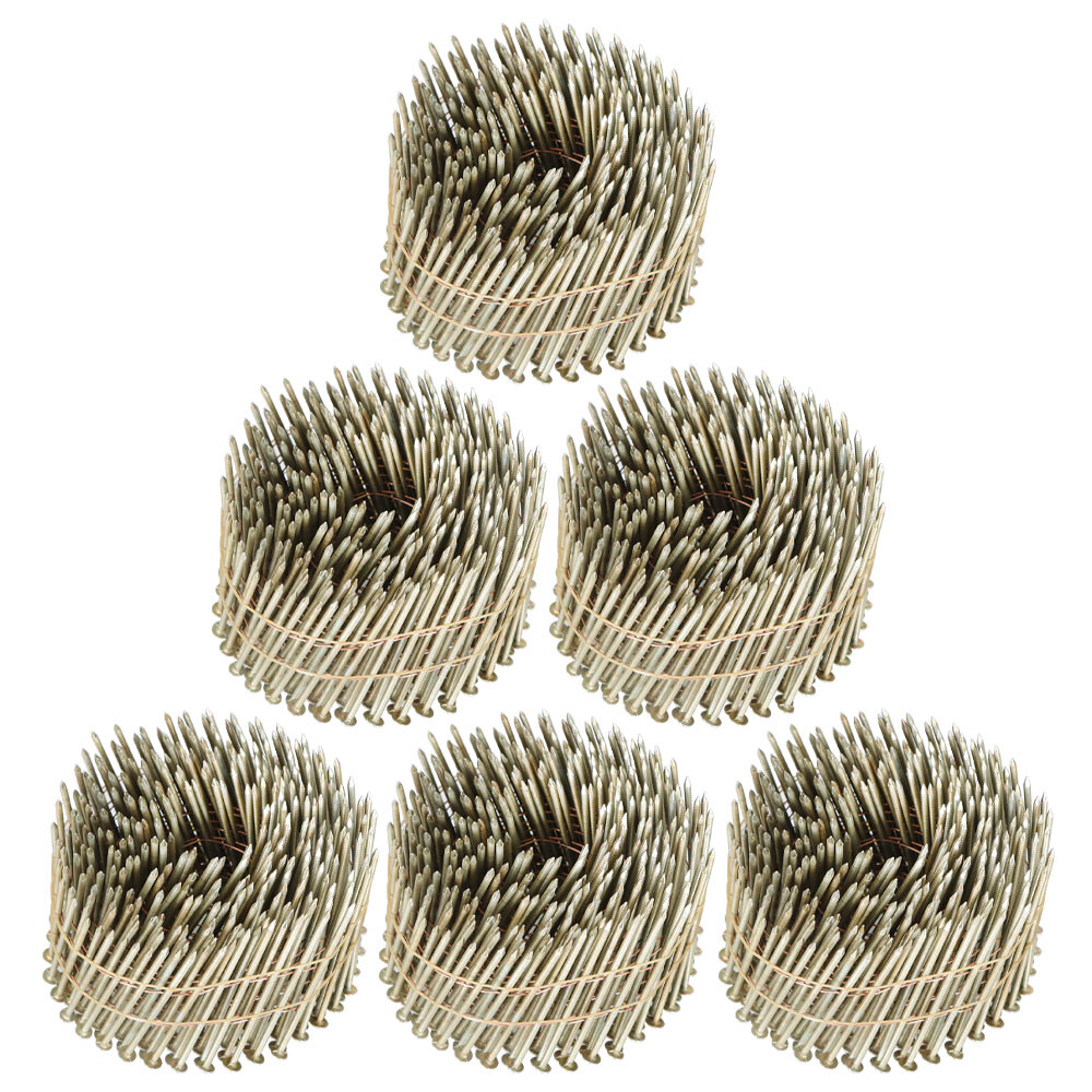 3600Pcs 15 Degree Wire Coil 2-1/2” × .09” Ring Shank Resin Paint Siding Nail New