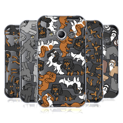 HEAD CASE DESIGNS DOG BREED PATTERNS 14 SOFT GEL CASE FOR SAMSUNG PHONES 4